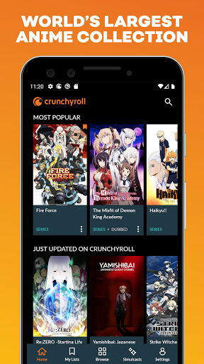 Crunchyroll screenshot