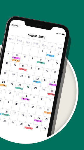Calendar screenshot
