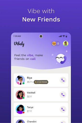 Vibely screenshot