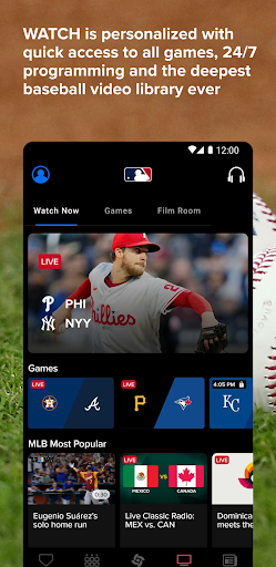 MLB screenshot