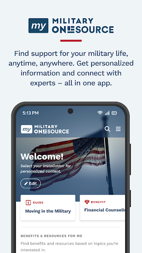 My Military OneSource screenshot