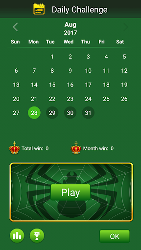 Spider Solitaire screenshot
