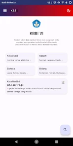 Kamus Besar Bahasa Indonesia screenshot