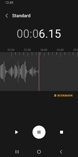 Samsung Voice Recorder screenshot