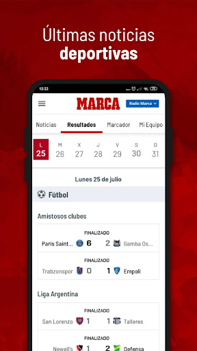 MARCA screenshot