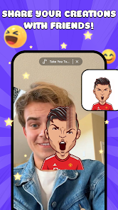 Funny Face Mashup Challenge screenshot