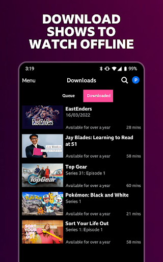 BBC iPlayer screenshot