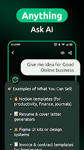 AI Chatbot screenshot