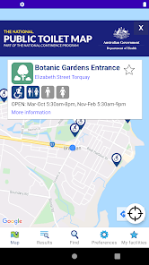 National Public Toilet Map screenshot