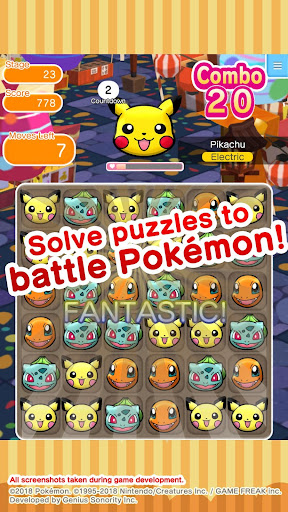 Pokemon Shuffle Mobile screenshot