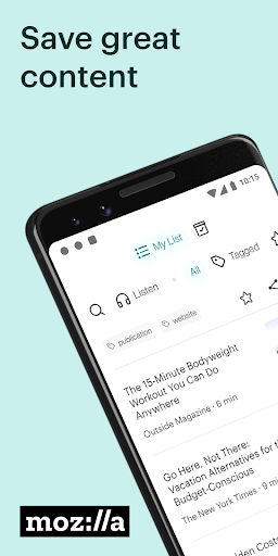 Pocket: Save. Read. Grow. screenshot