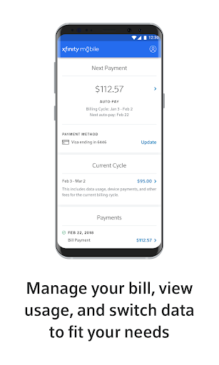 Xfinity Mobile screenshot
