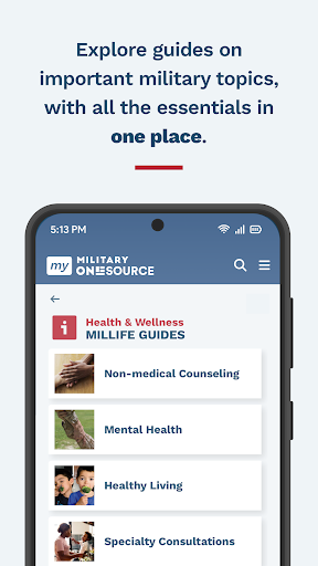 My Military OneSource screenshot