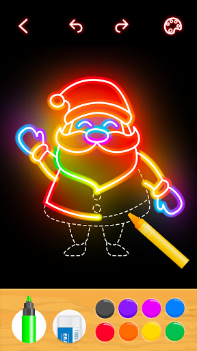 Draw Glow Christmas screenshot