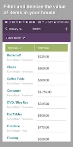 HomeZada Mobile screenshot