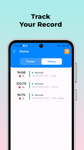 Smart BP, Blood Pressure App screenshot