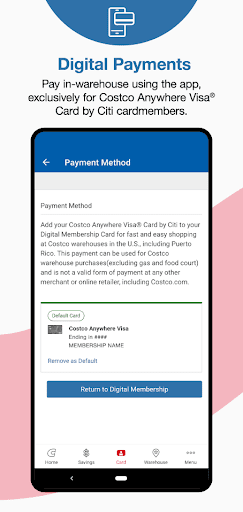 Costco Wholesale App screenshot