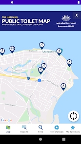 National Public Toilet Map screenshot
