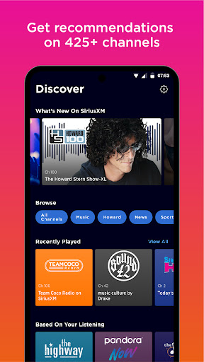 SiriusXM screenshot
