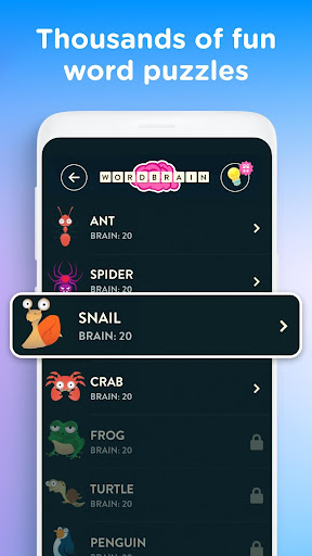 WordBrain screenshot