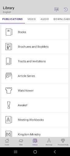 JW Library screenshot