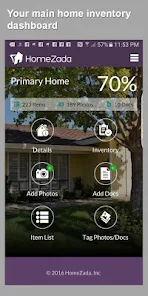 HomeZada Mobile screenshot