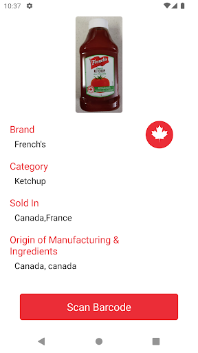 Buy Canadian screenshot