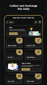 Daily Rbux Counter & RBX Calc screenshot