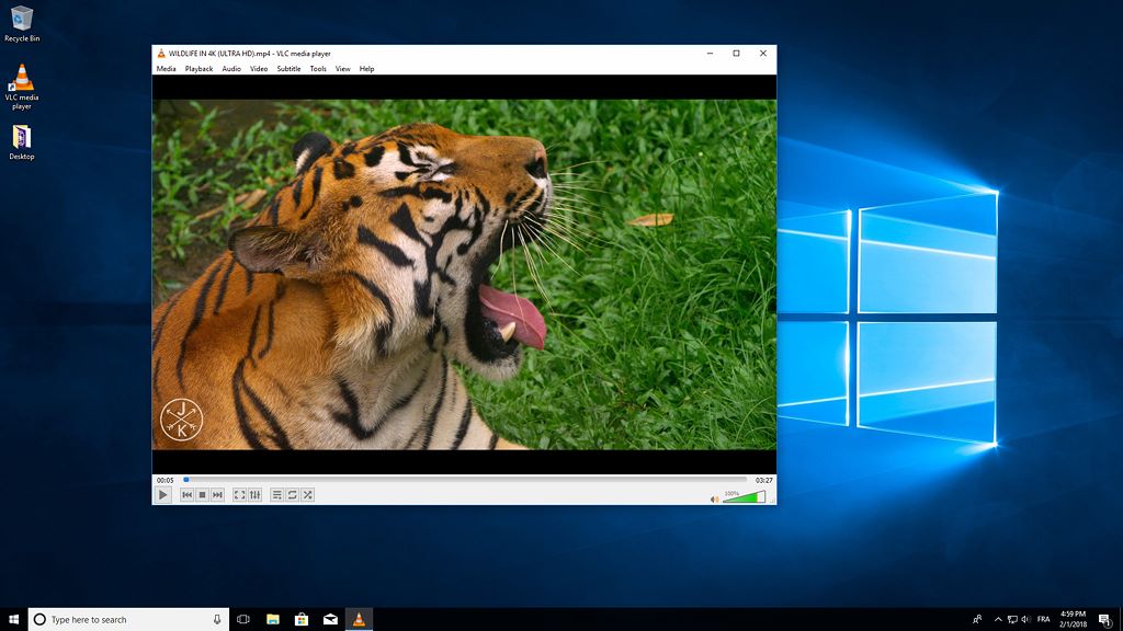 VLC screenshot