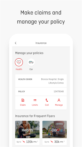Qantas Wellbeing screenshot