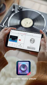 Dynamic music player screenshot