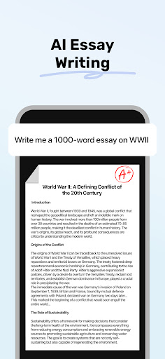 Homework AI screenshot