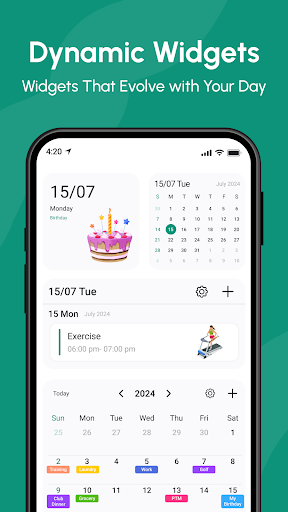 Calendar 2025 screenshot
