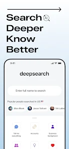 Deepsearch AI Search Assistant screenshot