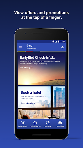 Southwest Airlines screenshot