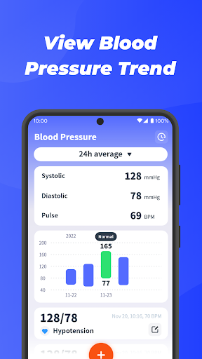 Blood Pressure Diary screenshot