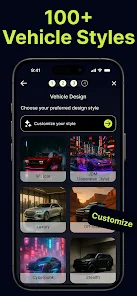 AI Car Designer Modify & Tune screenshot