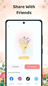 Flower Language Bloom Keyboard screenshot