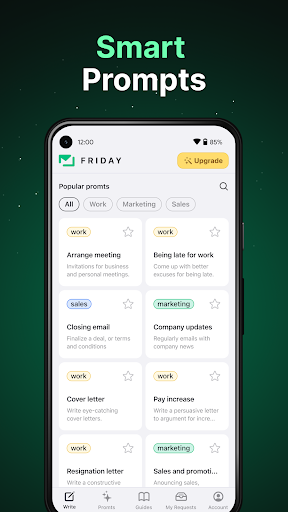 Friday screenshot