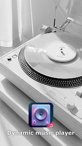 Dynamic music player screenshot