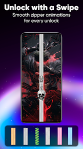 Zipper Lock Screen & Wallpaper_4